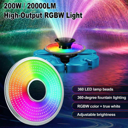 RELIY 50W RGBW Fountain Light Upgrade Kit for Pond Fountains--Pre Sale ( Delivery by end of August )Pre sale ends and resumes at $250