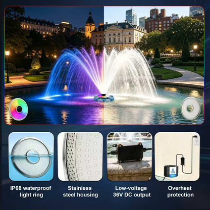 RELIY 50W RGBW Fountain Light Upgrade Kit for Pond Fountains--Pre Sale ( Delivery by end of August )Pre sale ends and resumes at $250