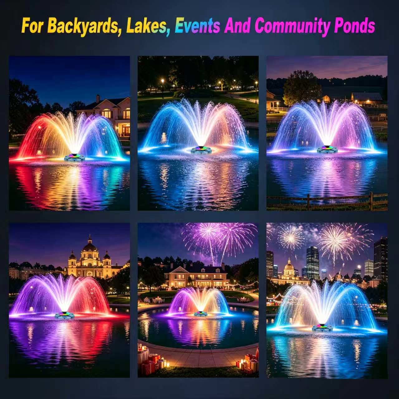 RELIY 50W RGBW Fountain Light Upgrade Kit for Pond Fountains--Pre Sale ( Delivery by end of August )Pre sale ends and resumes at $250